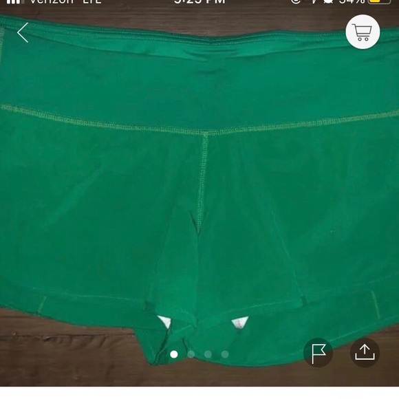 ISO TURF GREEN LULULEMON RUN SPEED SHORTS UNICORN 🦄 - Picture 5 of 5